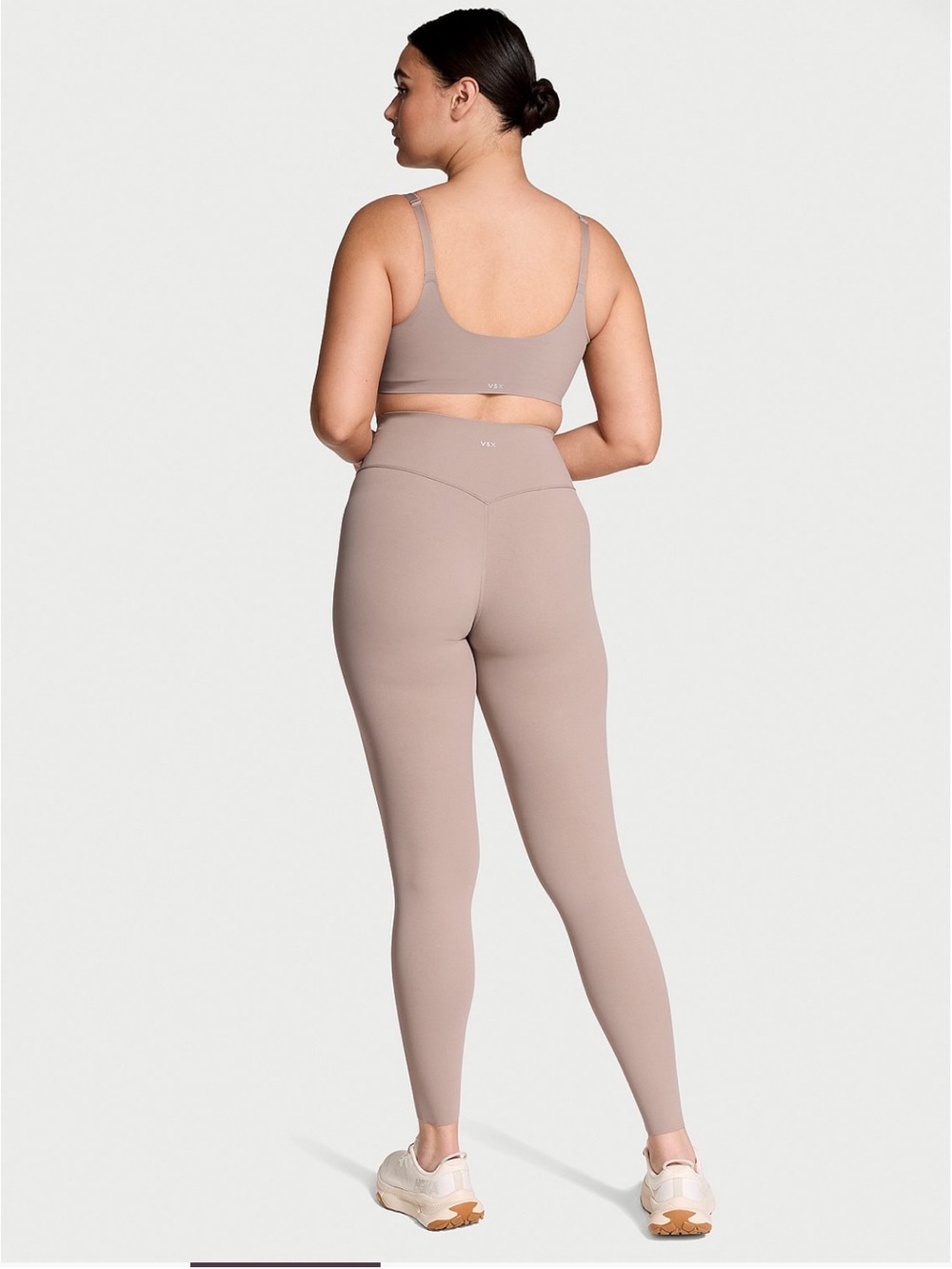 NWOT Victoria’s Secret VSX High-Waist Taupe Leggings & Zip Jacket Set M/XS - Picture 12 of 12